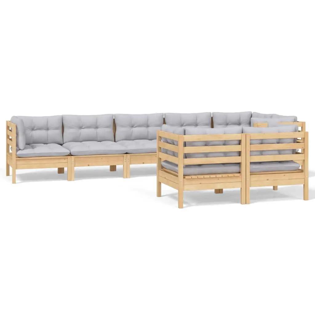 8-Piece Modular Garden Lounge Set
