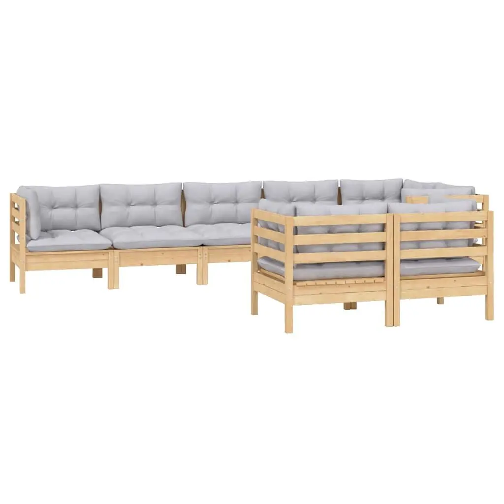 8-Piece Modular Garden Lounge Set