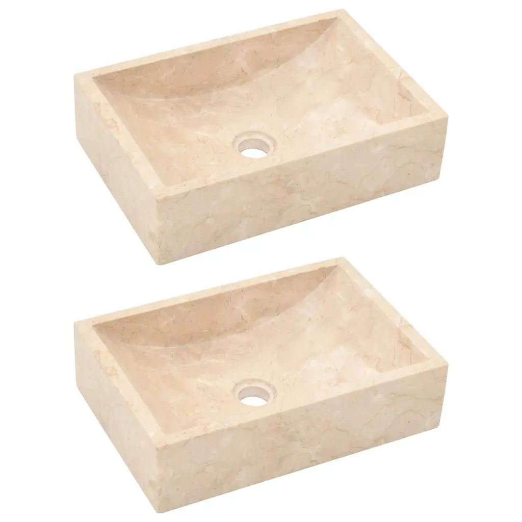 Cream Marble Bathroom Vanity