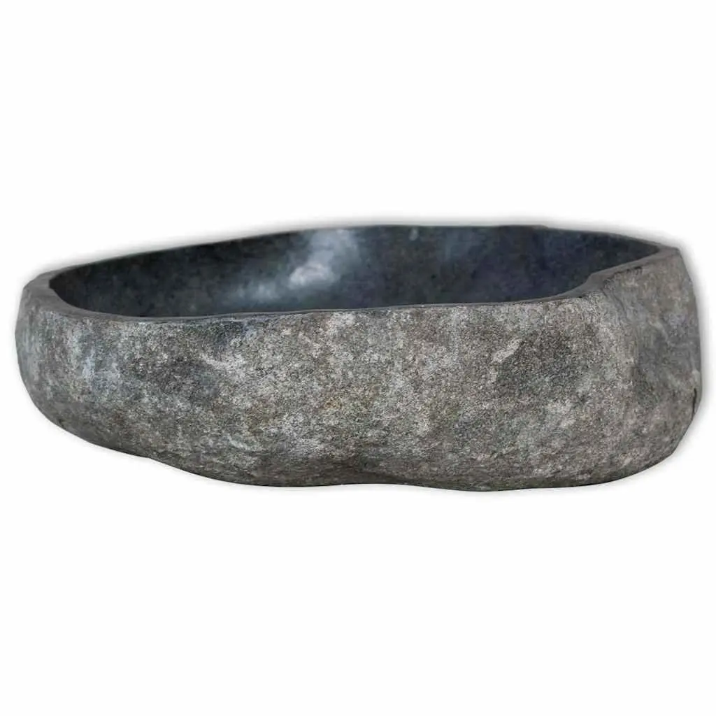 Dual Basin River Stone Sink Vanity