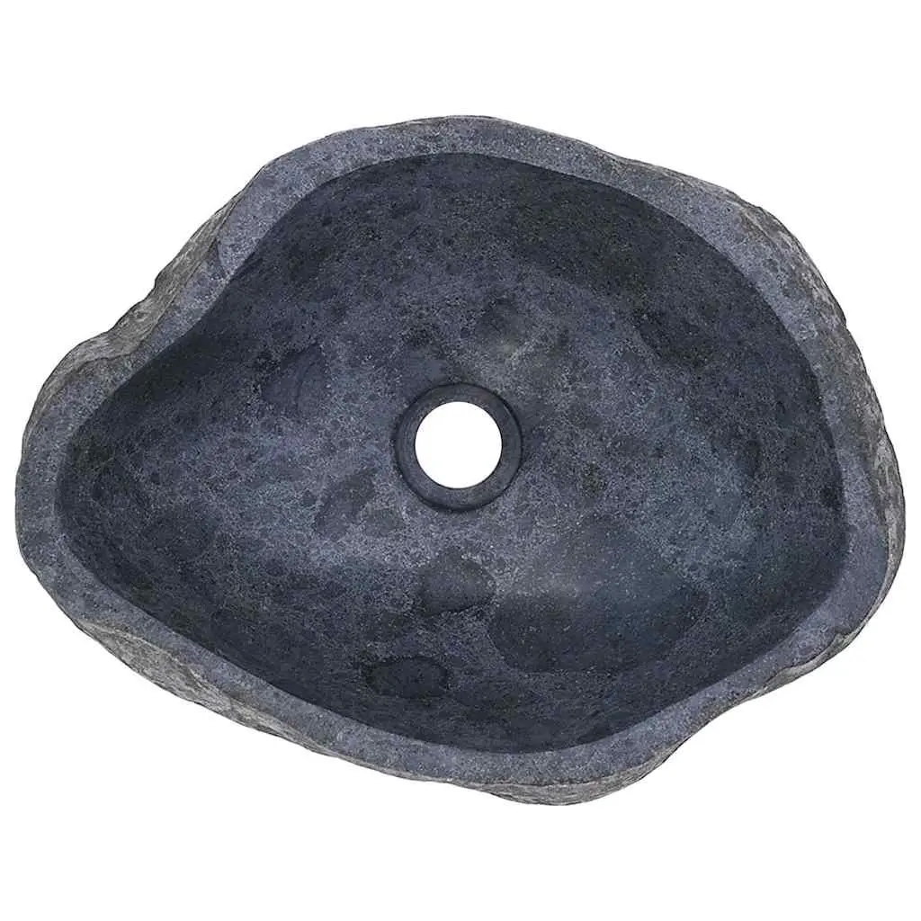 Dual Basin River Stone Sink Vanity