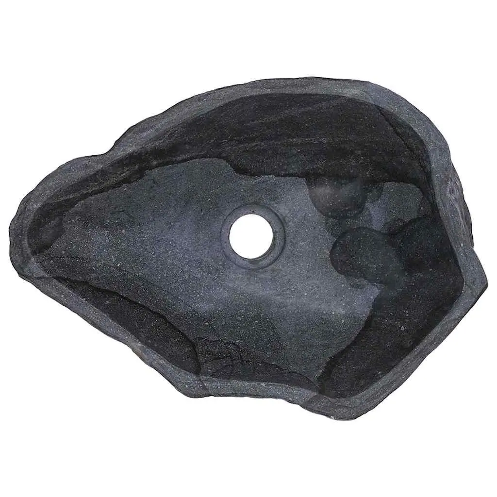 Dual Basin River Stone Sink Vanity