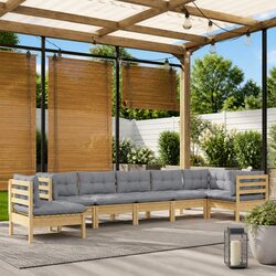 Factual 8 Piece Garden Lounge Set: Dimensions & Specs