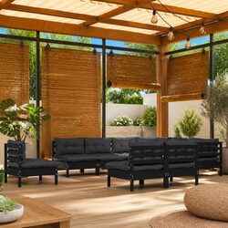 Specifications of 10-Piece Outdoor Lounge Set with Cushions