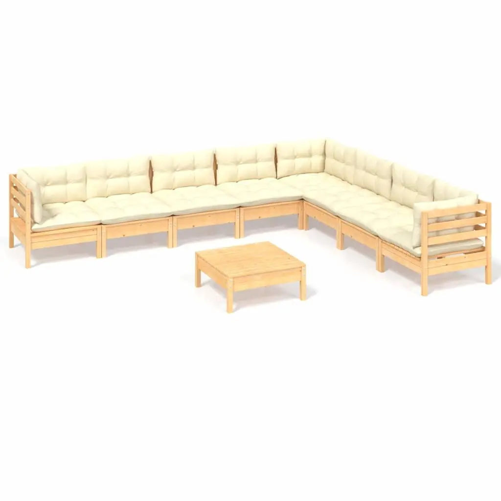 9-Piece Patio Sectional Lounge Set