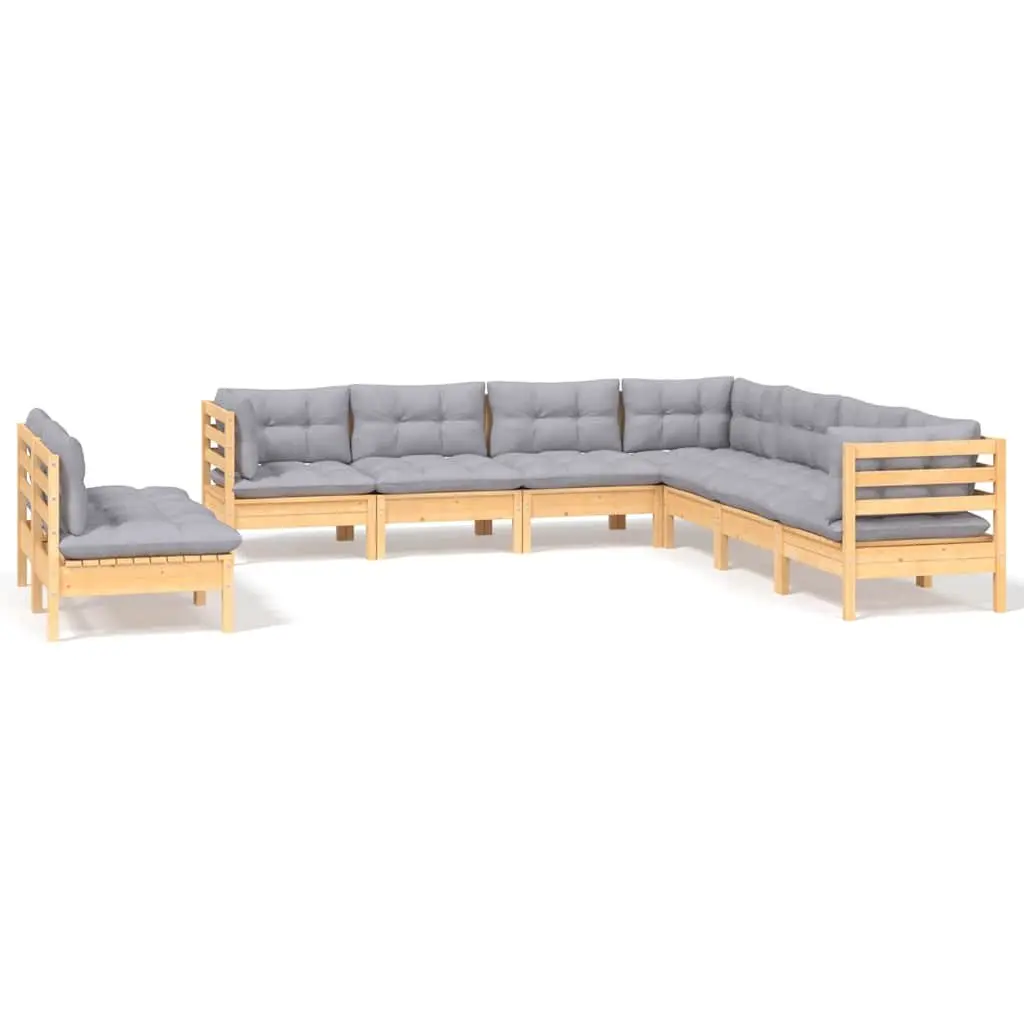 9 Piece Modular Garden Lounge Set