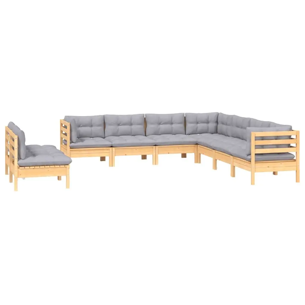 9 Piece Modular Garden Lounge Set