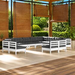 Specifications for 12 Piece White Patio Lounge Set