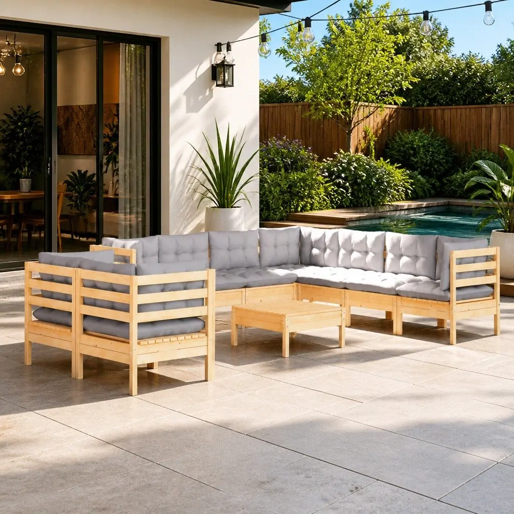 10-Piece Modular Garden Lounge Set