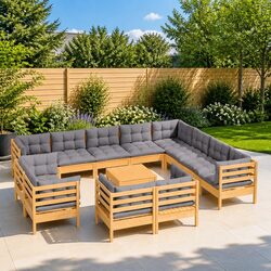 Specifications of 13 Piece Modular Garden Lounge Set