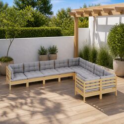 Specifications of the 9-Piece Garden Lounge Set
