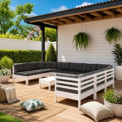 12 Piece Garden Lounge Set Specifications and Features