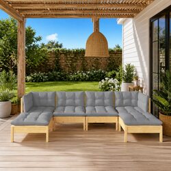 Specifications of 6-Piece Garden Lounge Set with Cushions