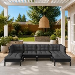 Specifications for the 6-Piece Garden Lounge Set