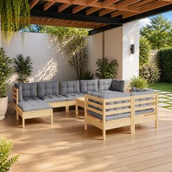 Detailed Specifications for 10 Piece Garden Lounge Set