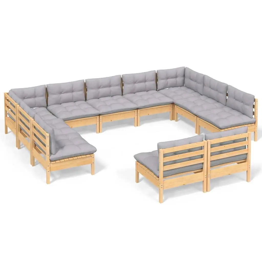 11-Piece Modular Garden Lounge Set