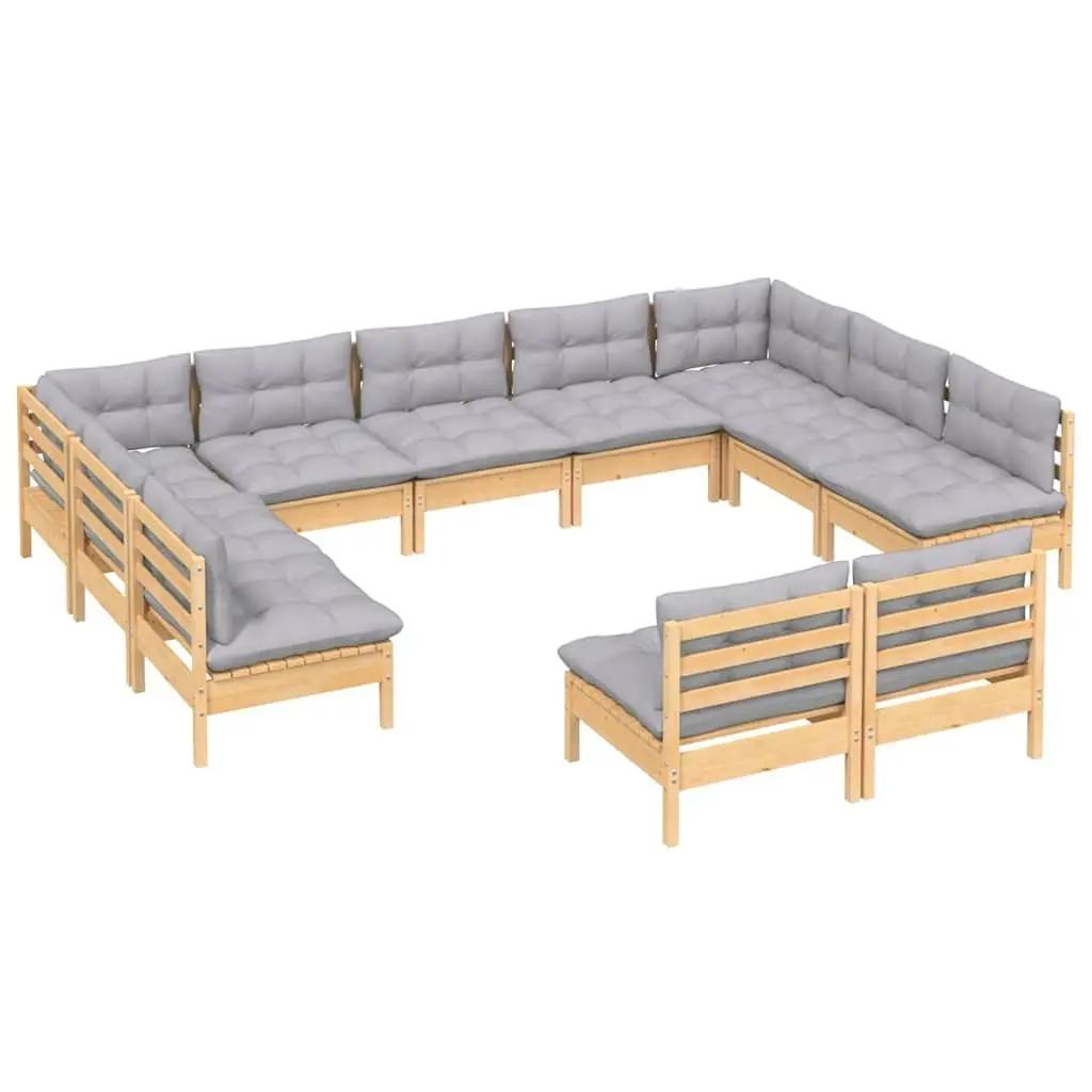11-Piece Modular Garden Lounge Set