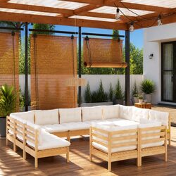Specifications of 11-Piece Modular Garden Lounge Set