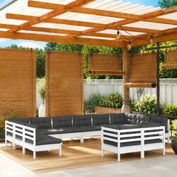 Specifications of 12 Piece Pinewood Garden Lounge Set