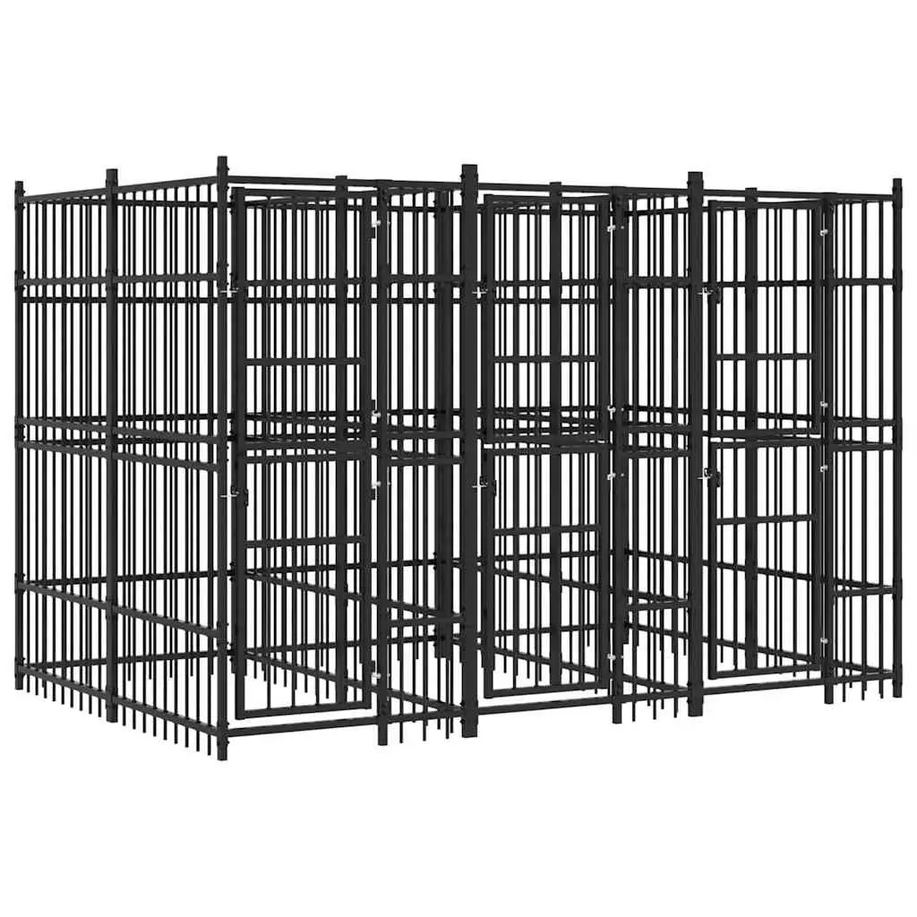 Dog Kennel Outdoor Run Exercise Pen Large Garden Play Enclosure