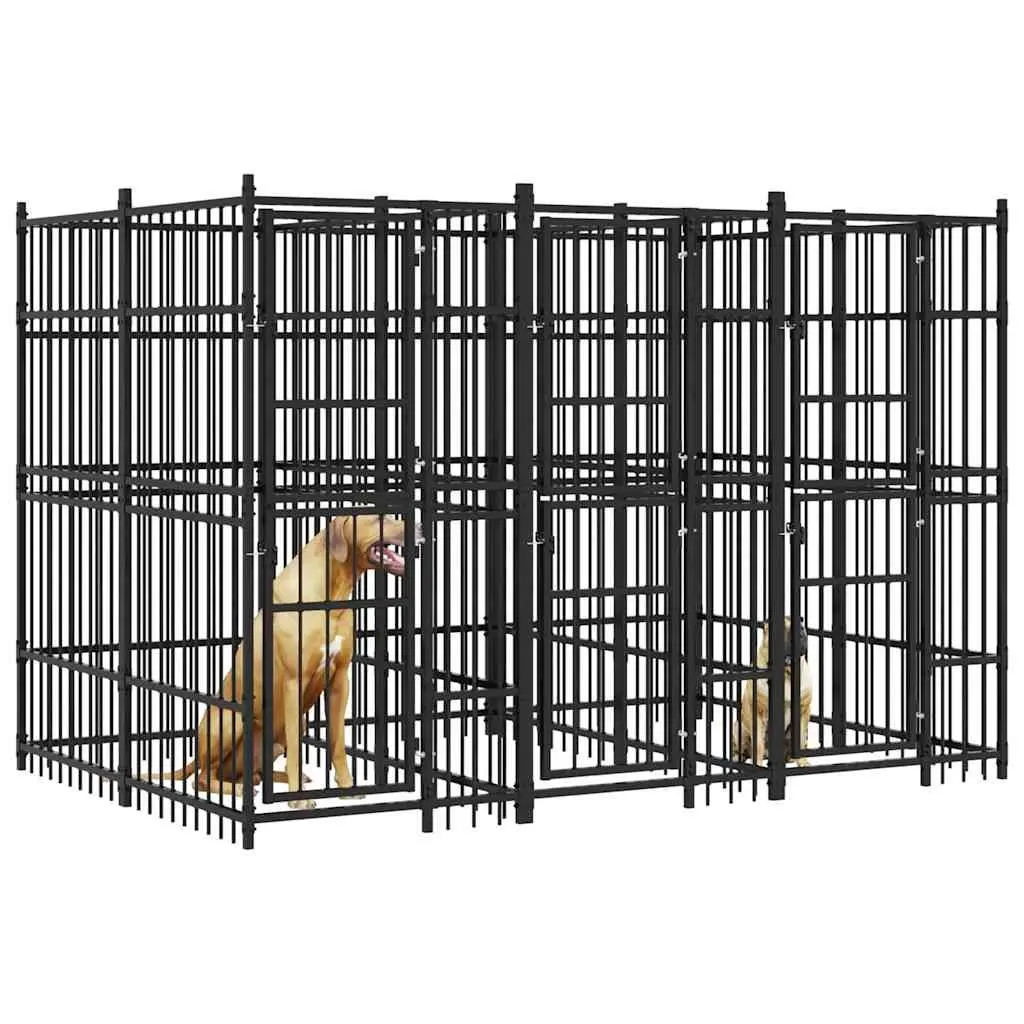 Dog Kennel Outdoor Run Exercise Pen Large Garden Play Enclosure
