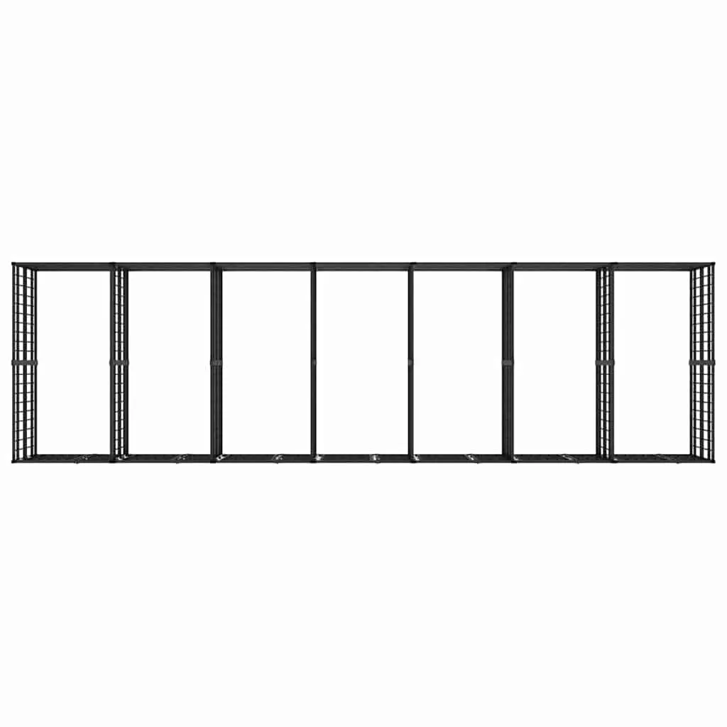 Dog Kennel Outdoor Steel Cage 12.9 m² Exercise Pen Run