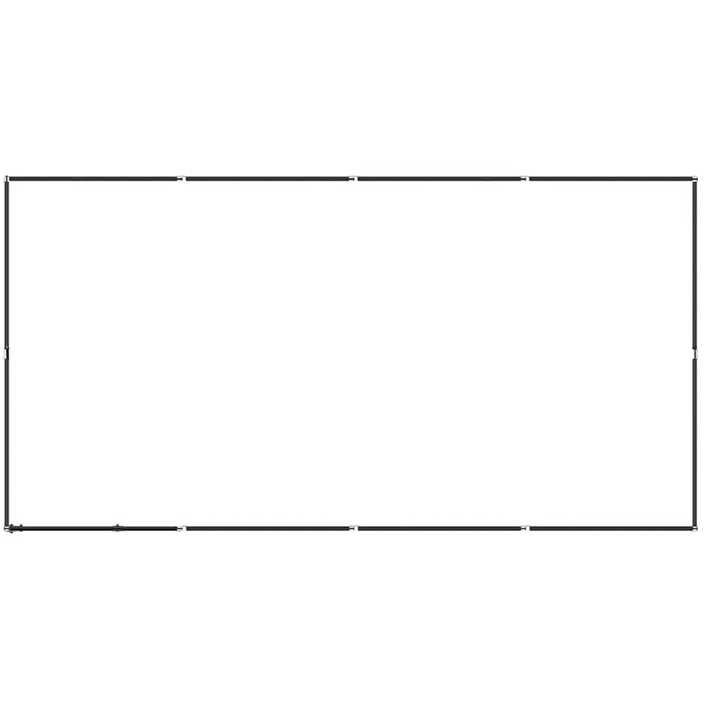 Outdoor Steel Dog Exercise Pen Black Lockable Door 7.37m²