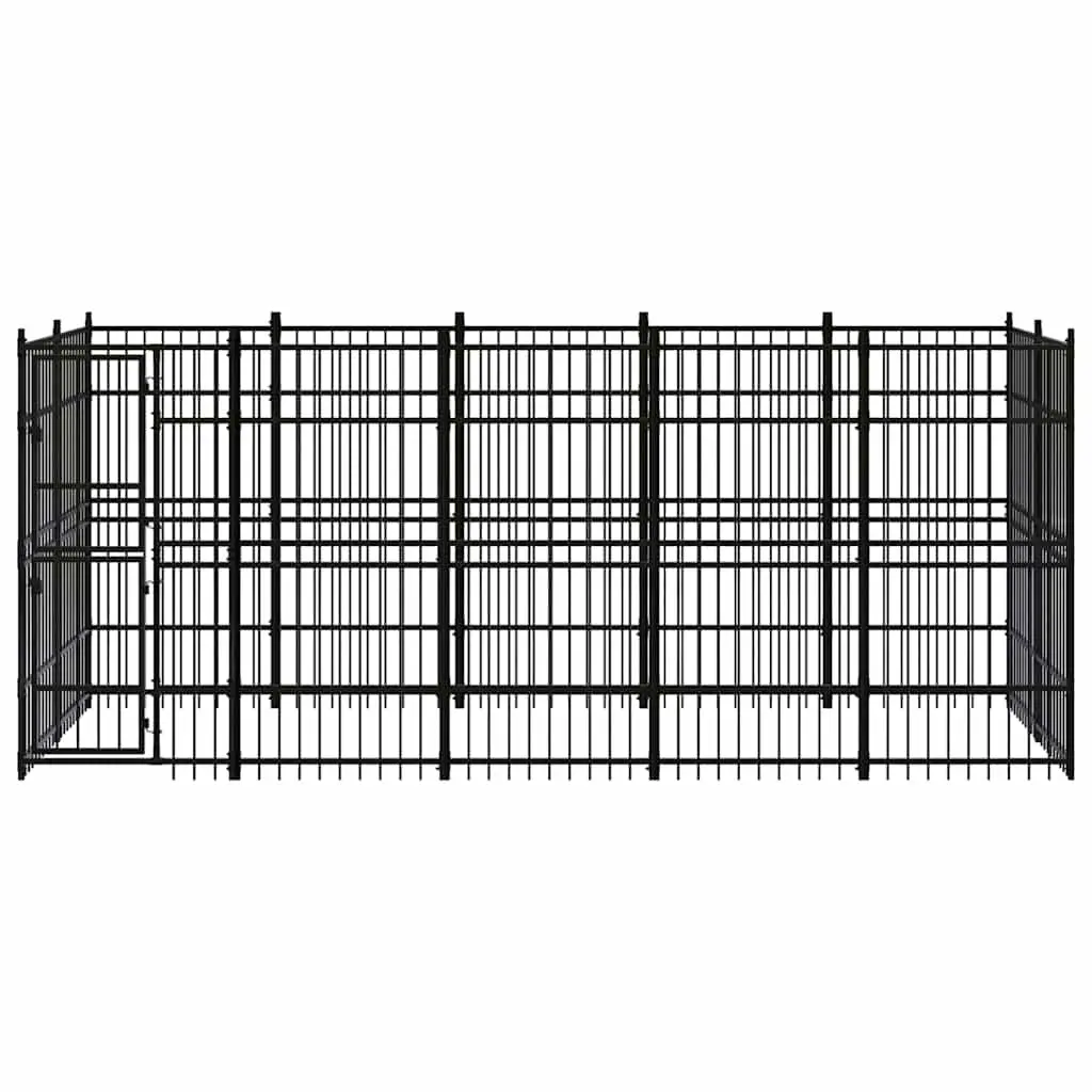 Dog Kennel Outdoor Large Steel Run Enclosure Exercise Pen