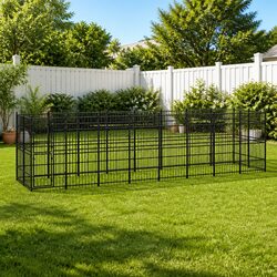 Specifications of Outdoor Steel Dog Kennel - 14.75m²