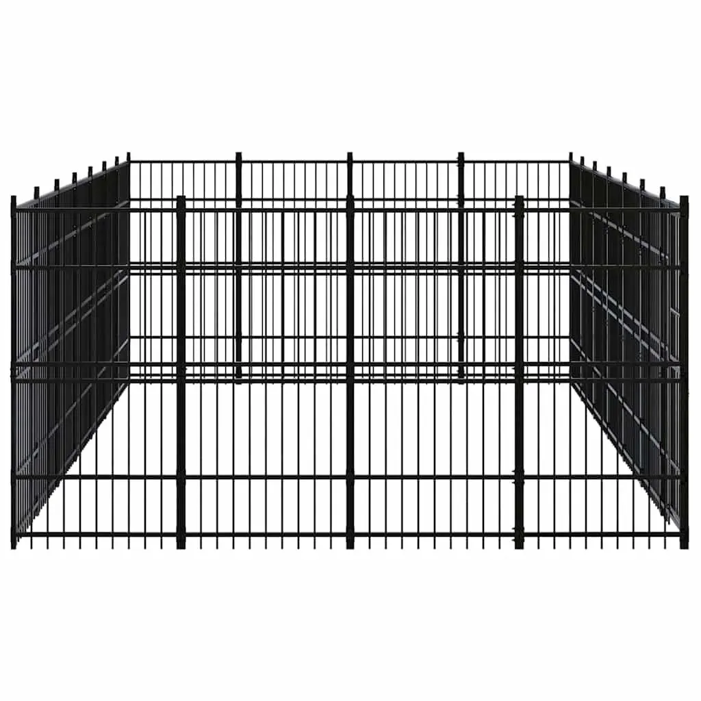 Dog Kennel Outdoor Exercise Pen Large Steel Play Enclosure