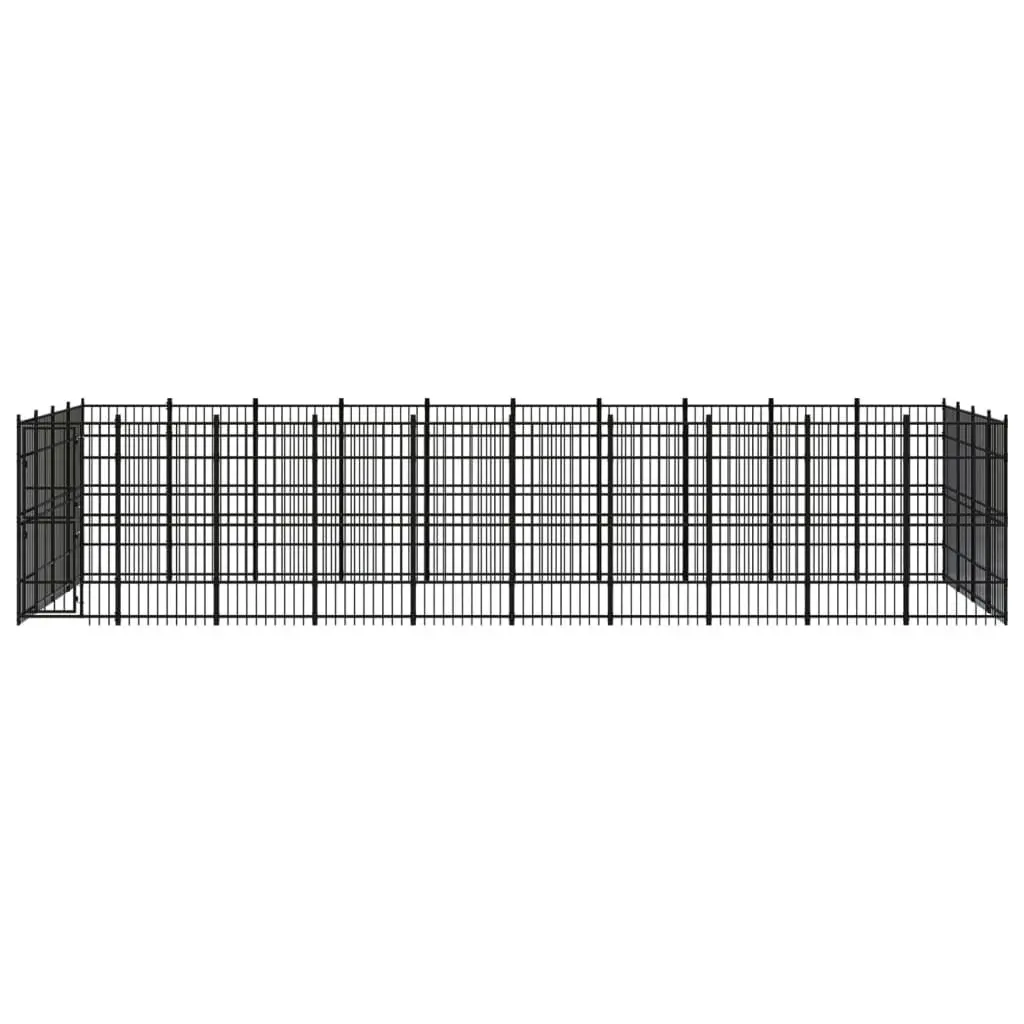 Outdoor Dog Kennel Exercise Enclosure Large Steel Ventilated