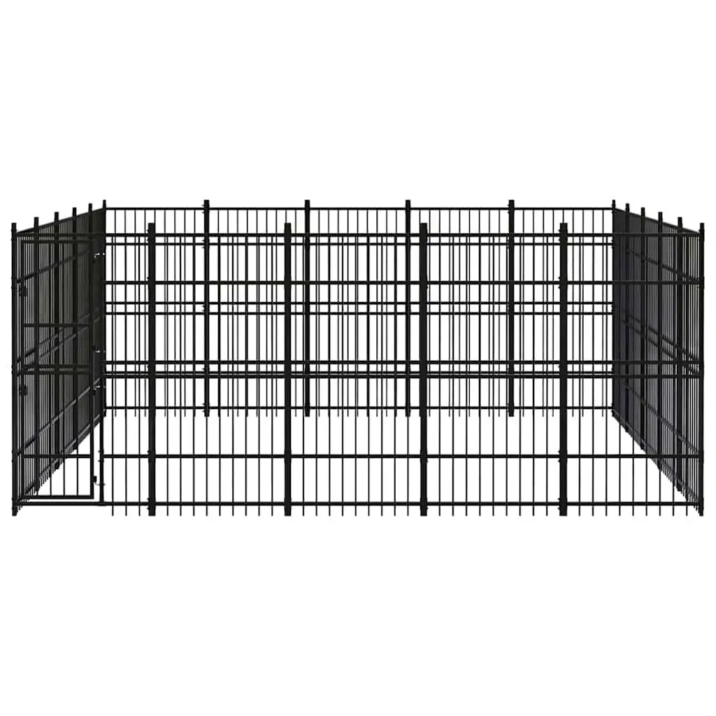 Dog Kennel Outdoor Run Enclosure Large Play Area 23.04 m²