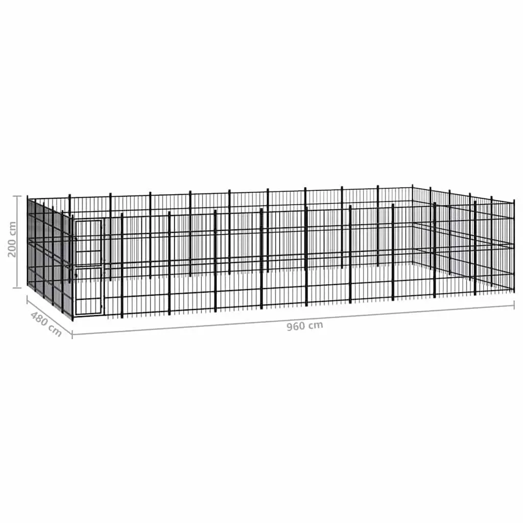 Dog Kennel Outdoor Large Exercise Run Enclosure
