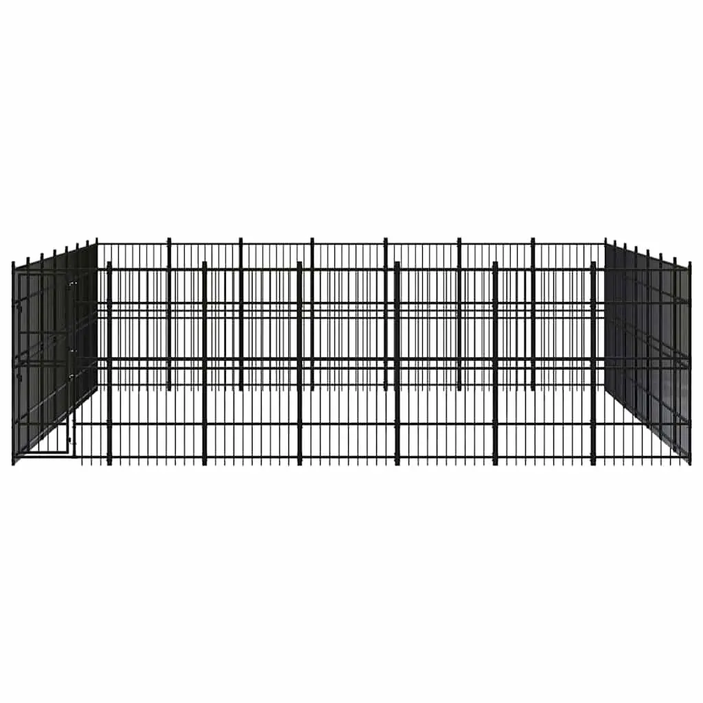 Dog Kennel Outdoor Run Enclosure Large Exercise Play Area 45.16 m²