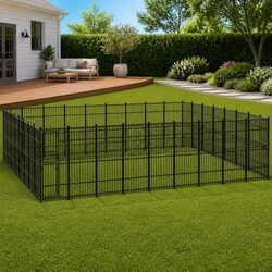 Specifications of Large Outdoor Dog Kennel with Steel Construction