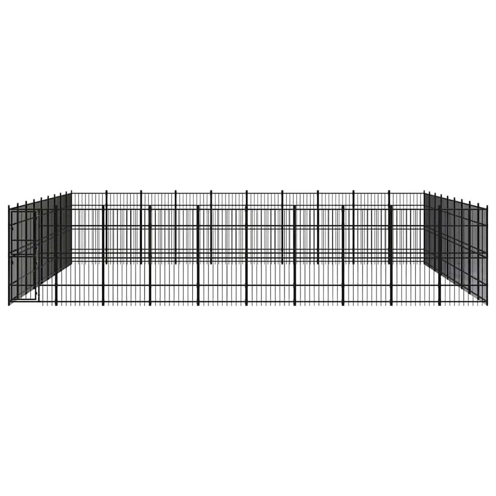 Dog Kennel Outdoor Steel Exercise Run Enclosure Playpen Safe Area