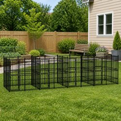 Specifications of Outdoor Dog Kennel with Steel Construction