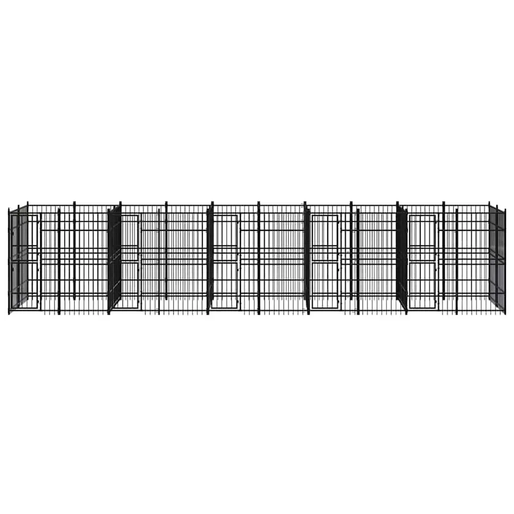 Dog Kennel Outdoor Run Large Exercise Pen Enclosure 18.43 m²