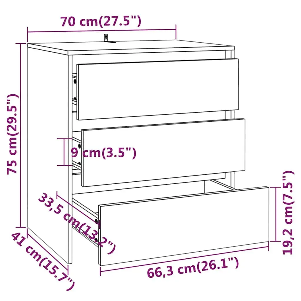 2 Piece Sideboard White Storage Cabinet Buffet Furniture Decor Display Unit