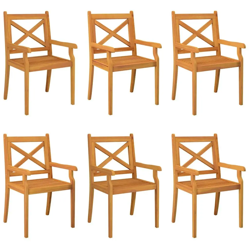 6-Piece Outdoor Dining Chairs Set