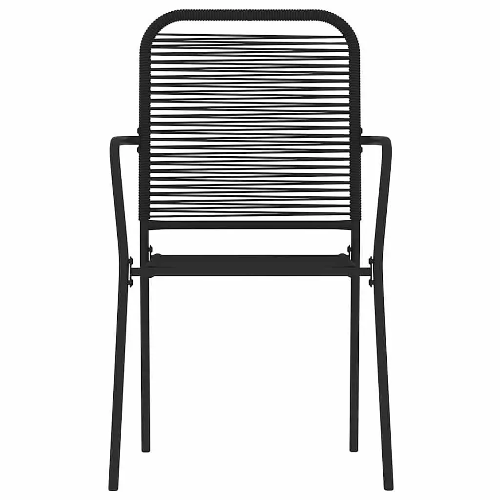 Outdoor Dining Set Garden Patio 5 Piece Black