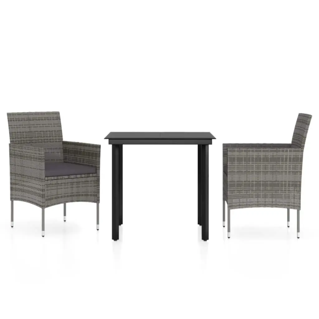3-Piece Outdoor Garden Dining Set