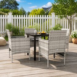 Specifications of 5 Piece Outdoor Dining Set with Cushions