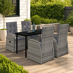 5 Piece Garden Dining Set - Dimensions & Specs Included