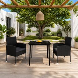 Specifications of Outdoor Garden Dining Set: 3 Pieces