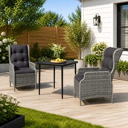 Detailed Specifications of 3 Piece Garden Dining Set