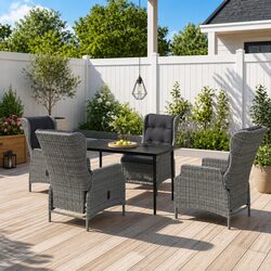 5-Piece Outdoor Dining Set: Specs and Features
