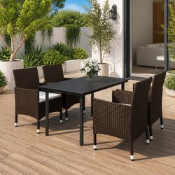 5-Piece Garden Dining Set: Dimensions, Materials, and More