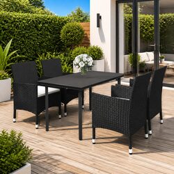5 Piece Outdoor Dining Set with Dimensions and Specs