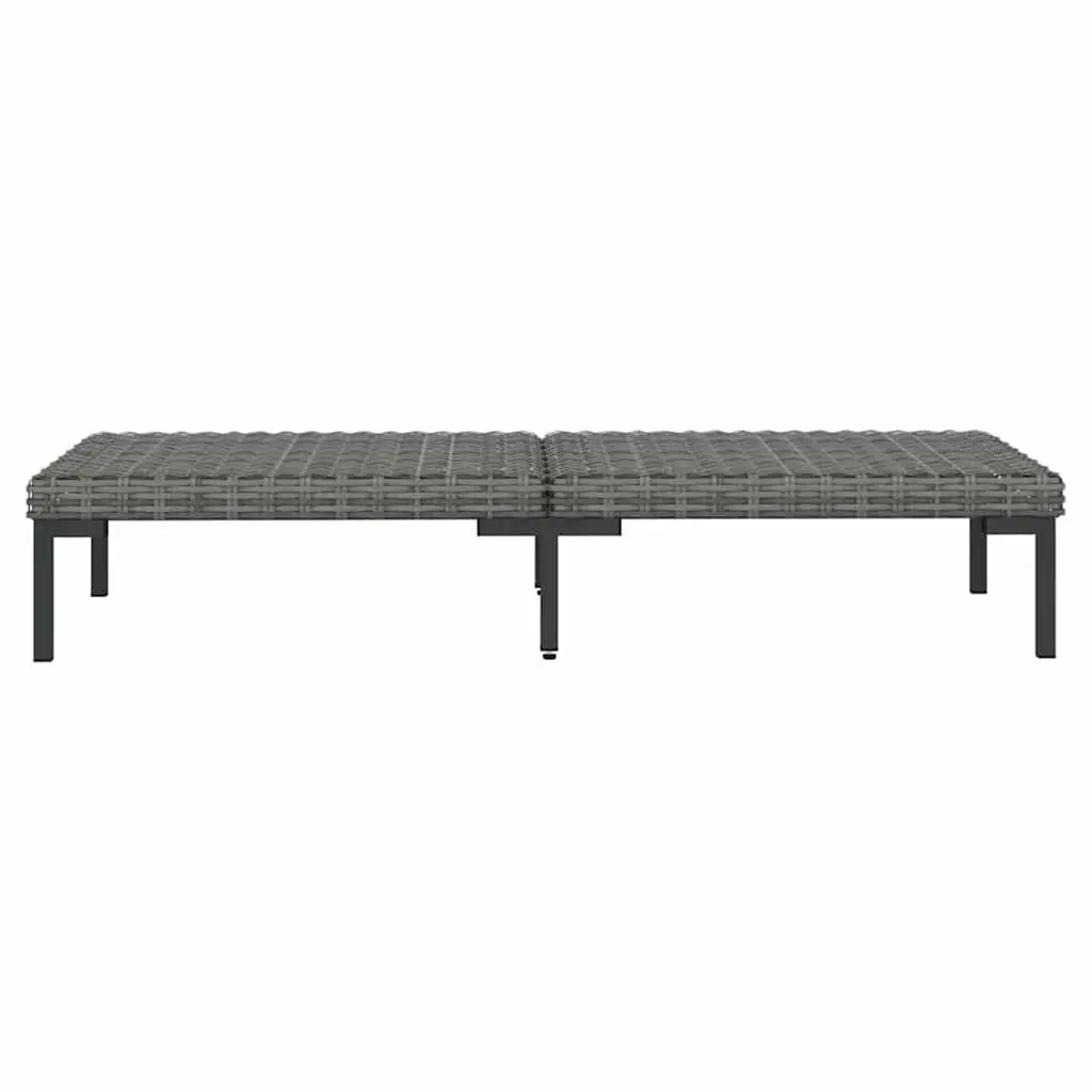 8 Piece Garden Lounge Set Outdoor Patio Furniture Grey Rattan Sofa